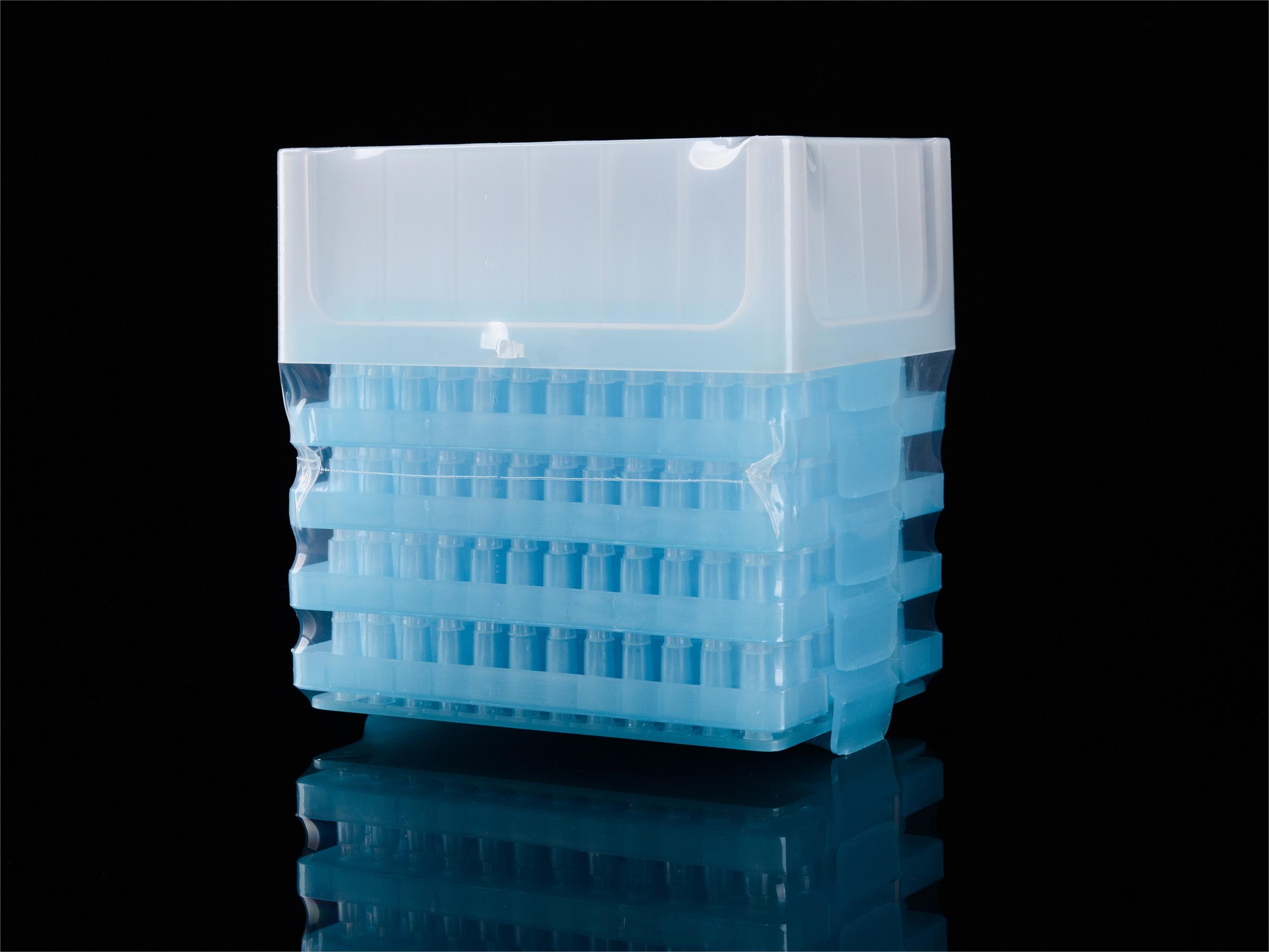 0.1-10μl stacked tips, colorless, graduated, sterile