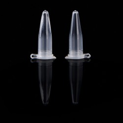 0.1 ml, thin-walled, with an optically transparent flat cap