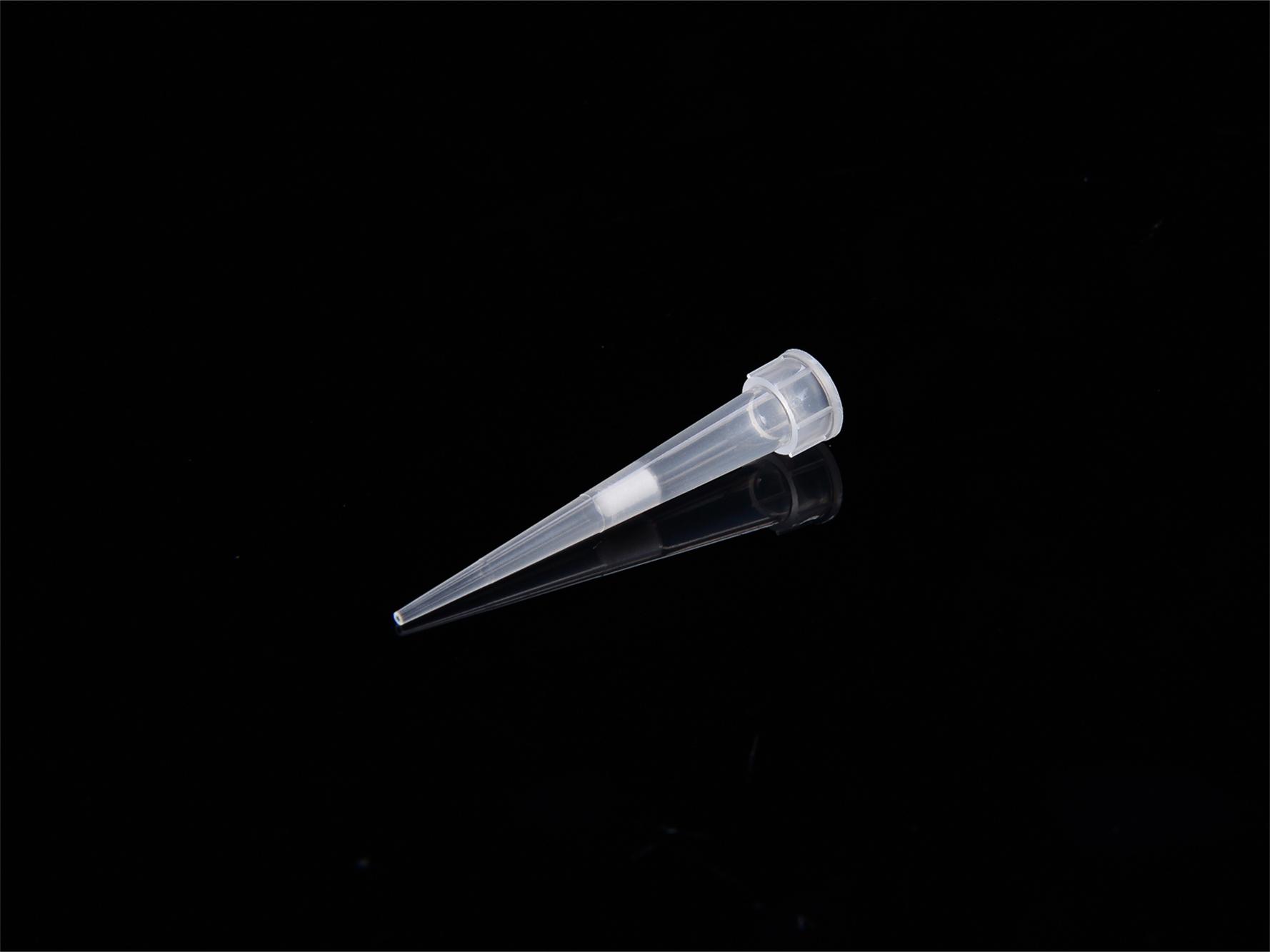 0.1-10μl filter bag tips, colorless, with scale