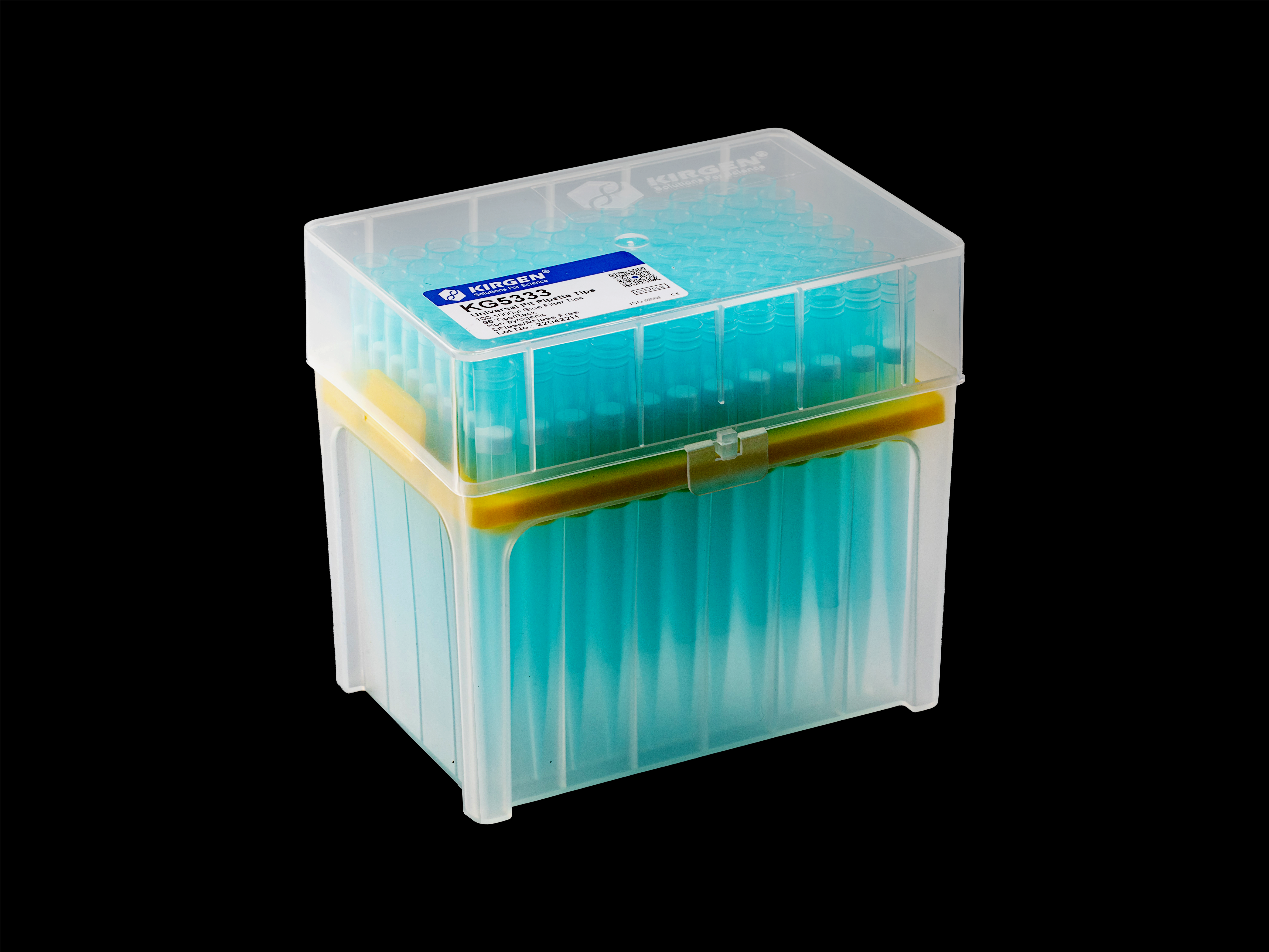 100-1000μl Extended Filter Box Tips, Blue, Graduated, Sterile
