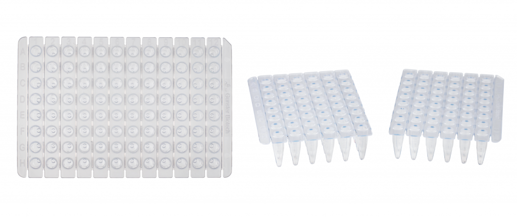 0.2ml PCR 96 Well Tearable 8-Strip Plate