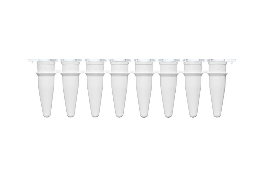 0.2ml qPCR 8-Strip White Tubes