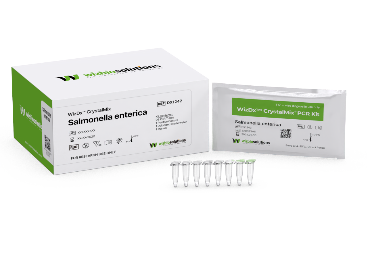 WizDx™ CrystalMix Salmonella enterica
